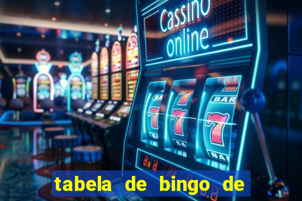 tabela de bingo de 1 a 100